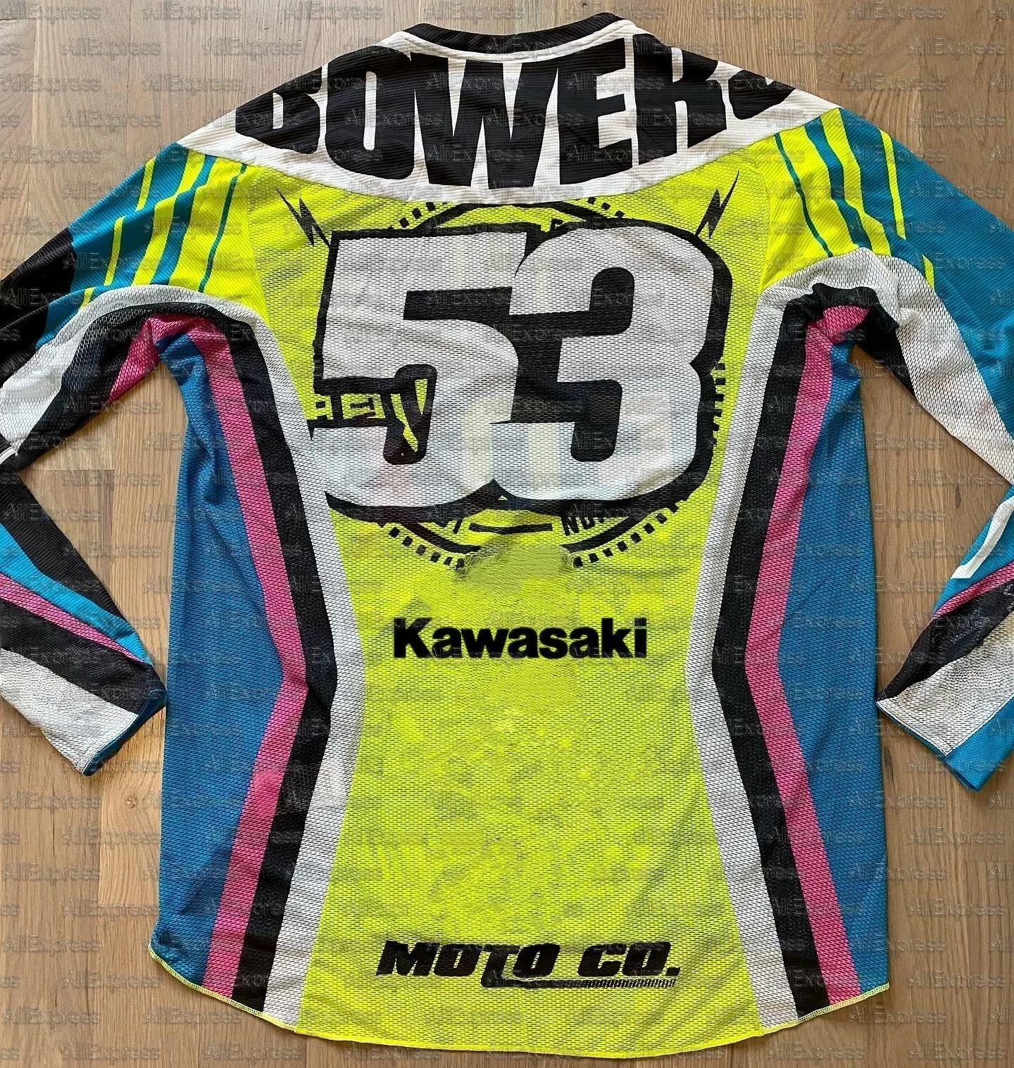 

2025 Kawasaki #3 Motocross racing Long Sleeve Jersey T-shirt Newest Outdoor Classic Tee Adults Loose Exercise Motorcycle Jersey