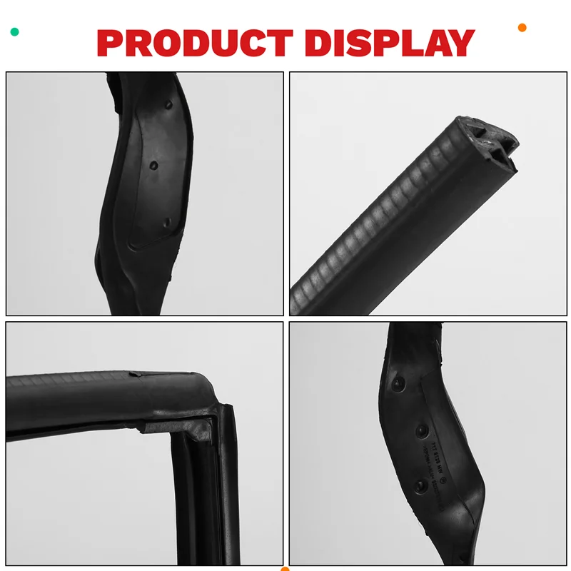 Carro para BMW F01 F02 Kit de vedação de borracha traseira esquerda + direita 2 peças 740I 750I 740Li 51357179123 51357179124