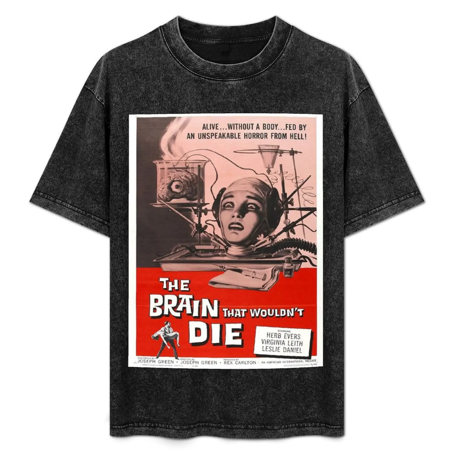 

The Brain That Wouldn't Die - Vintage Poster T-Shirt t shirts designer t shirts for man slim fit T-Shirt