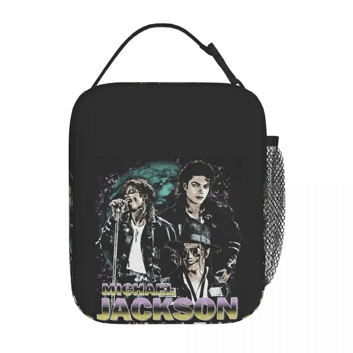 Michael Jackson Insulated Lunch Bag for Women Kids Portable Food Boxes Thermal Lunch Box Tote