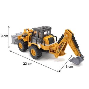 Diecast Engineering Inertial Driving Toys für Jungen Liga Traktor Brennen Bulldozer Kinder LKW Fahrzeug 8 Hauptverkaufstraktor Kinder - №4