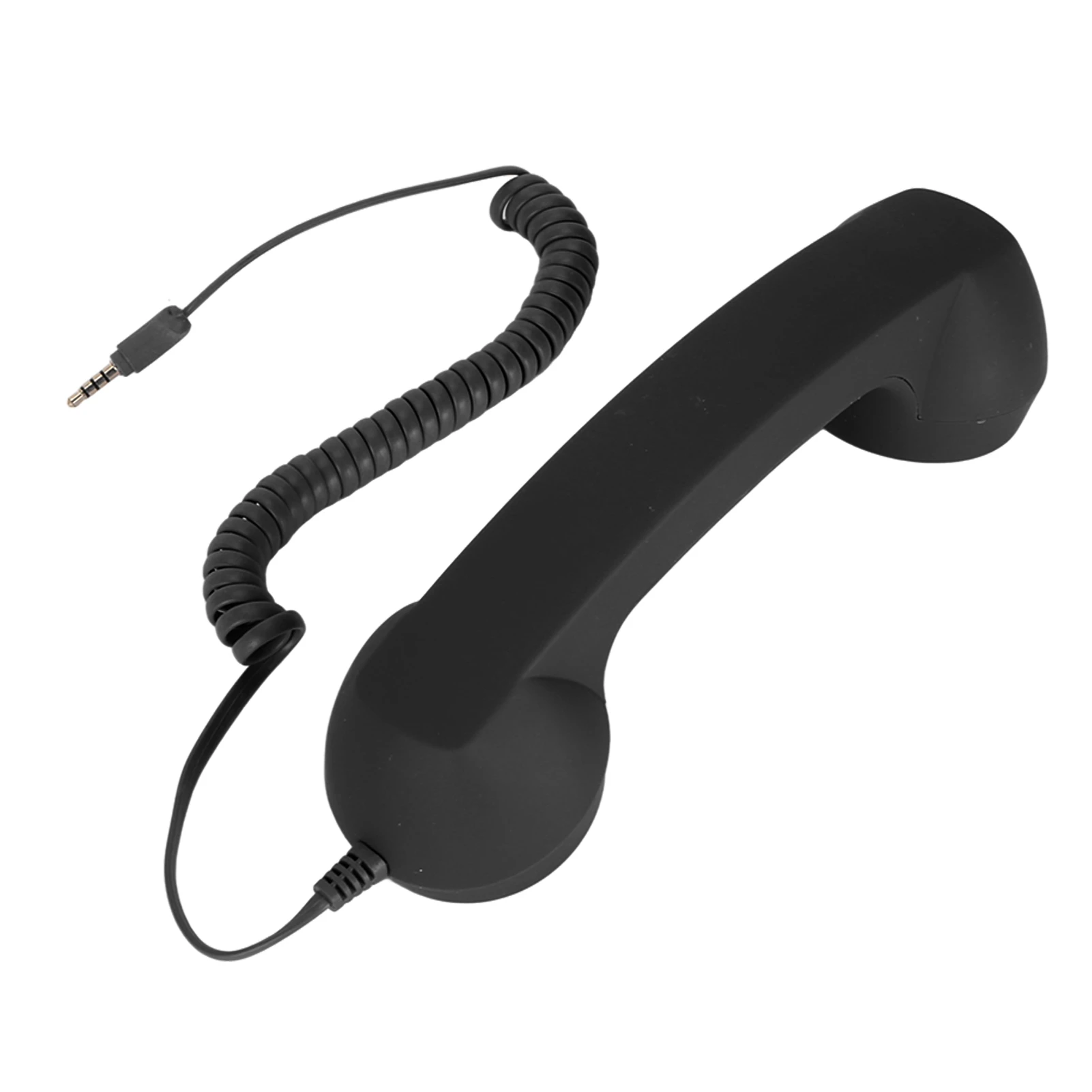 Cell Phone Handset USB C Radiation Proof Vintage Phone Handset with 3.5 Mm Socket for Smartphone