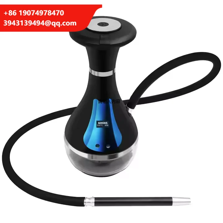 New Customized Electric Hookah Shisha Stainless Steel Mirror Finish Rechargeable With CNC Machine