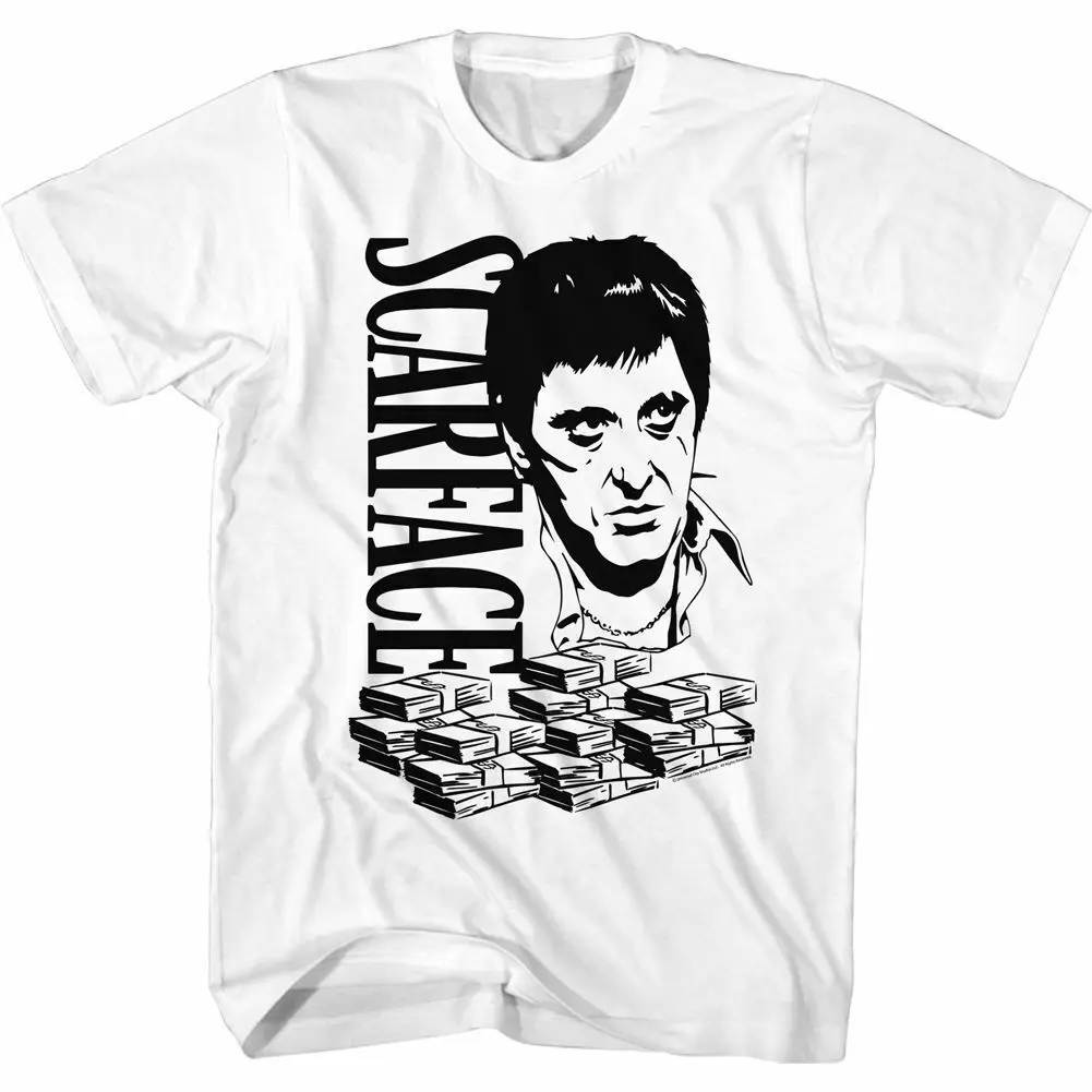 Scarface Big Tony White Adult T Shirt