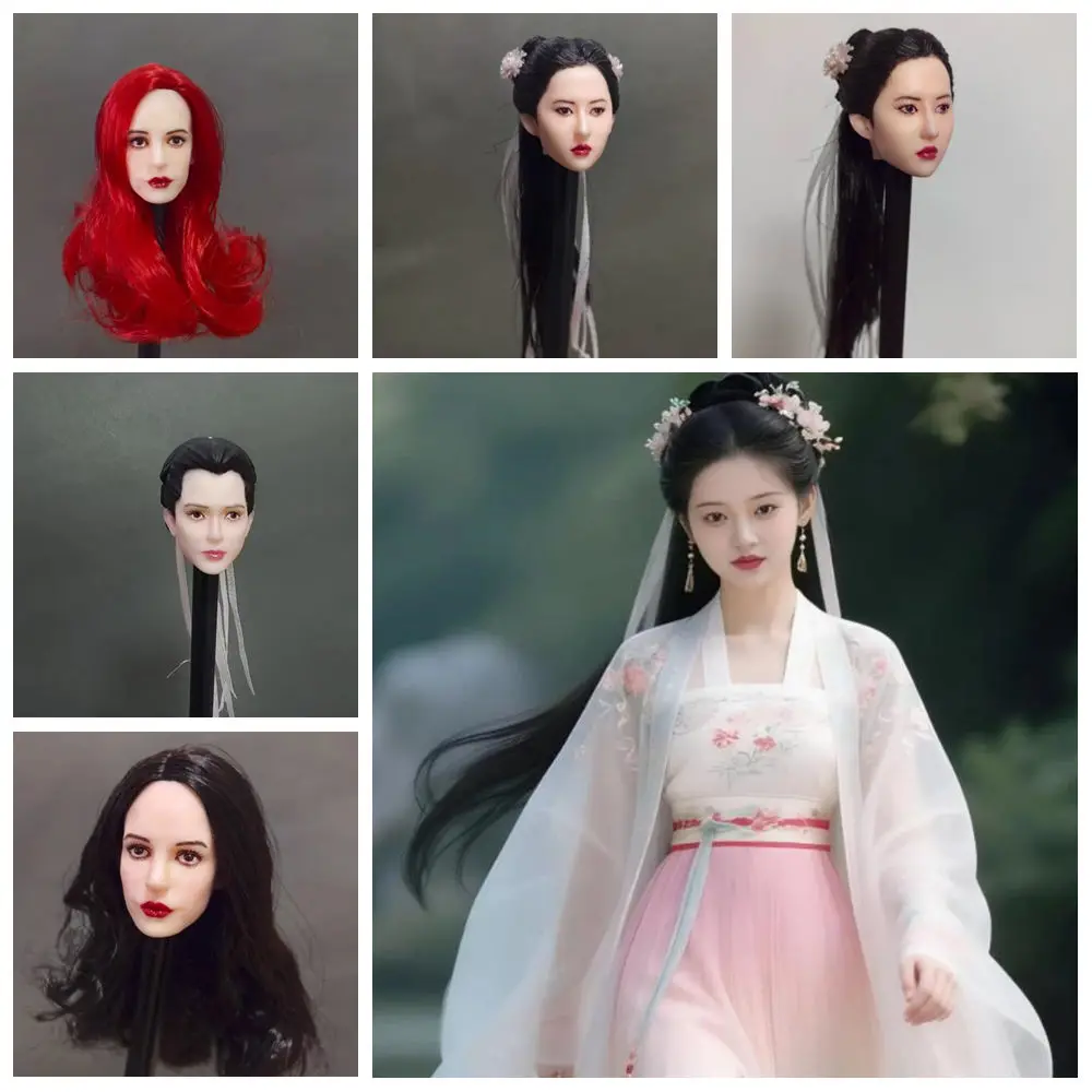 

1/6 Female Pale Head Sculpt Beauty Expression Anime Movie Fit 12'' Female PH TBL Figure Body model toys