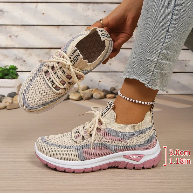 New women's vulcanized shoes, women's casual shoes, lightweight and breathable mesh shoes, free shipping shoes