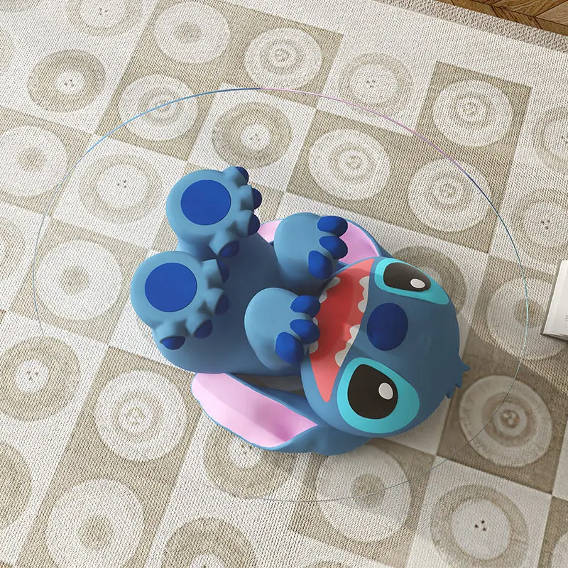 

Приставной столик-статуэтка Disney Lilo & Stitch, милая мультяшная фигурка из смолы, украшение для гостиной, декор для комнаты в стиле каваи, подарок