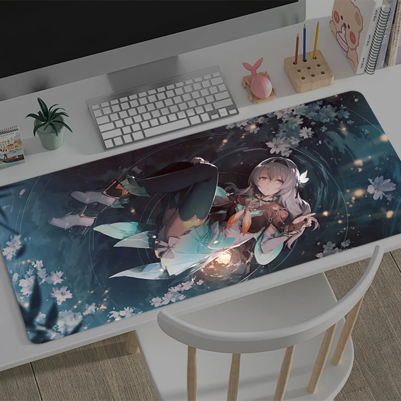

Mouse Pad Large Honkai: Star Rail Firefly Anti-Slip Rubber Gaming MousePad Durable Desk Pad for Office and Gaming game Mousepad
