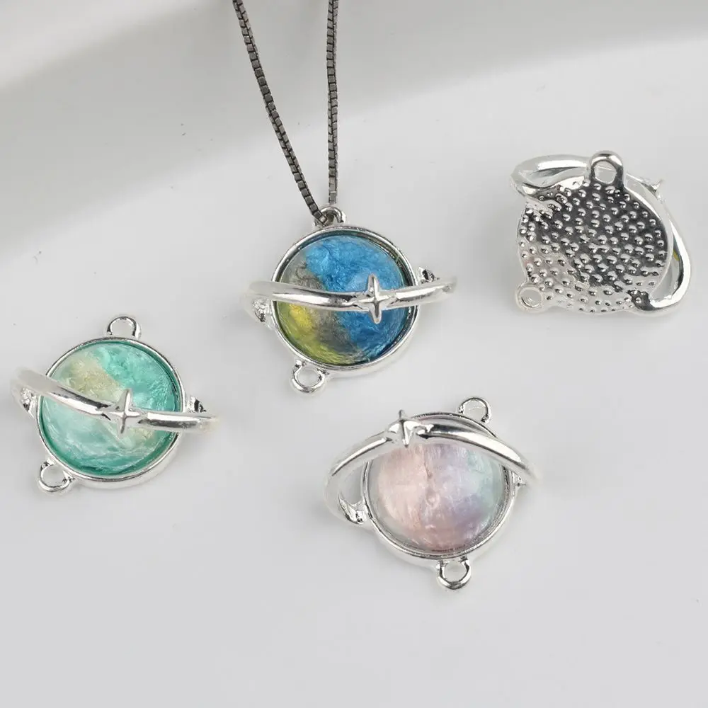 40pcs Vintage Starry Sky Jewelry Pendant Charms Star Moon Silvery Color Necklace Earrings Pendants Handmade Jewelry Making
