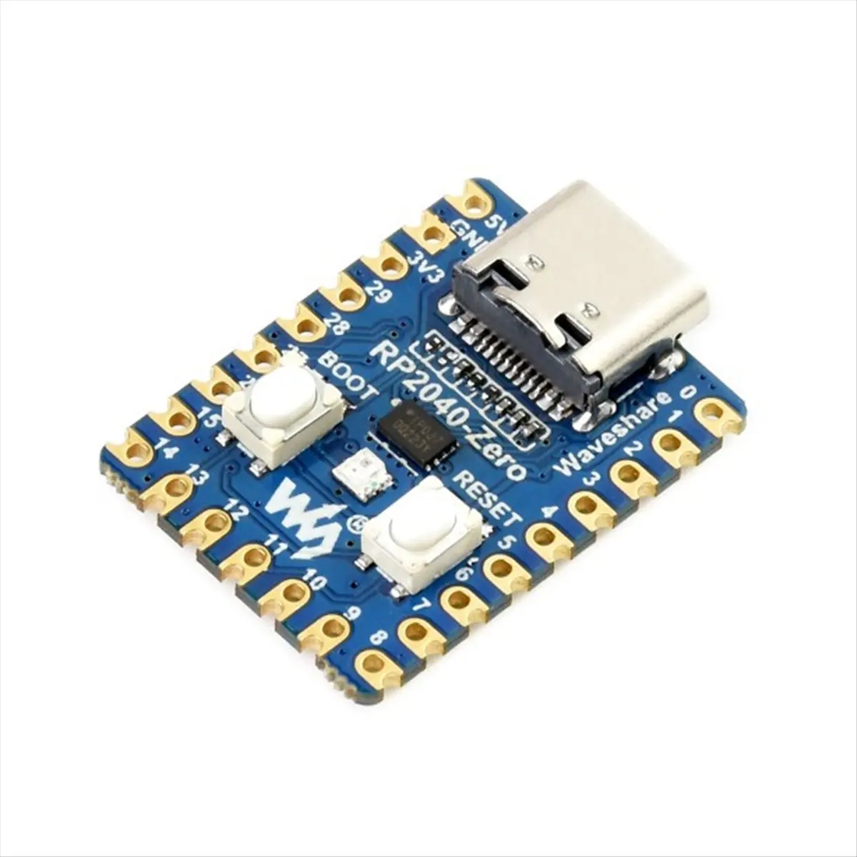 DT481 Newest RP2040-Zero Microcontroller Development Board for RP2040 Dual-Core M0+ Processor 2MB Flash 5Pcs