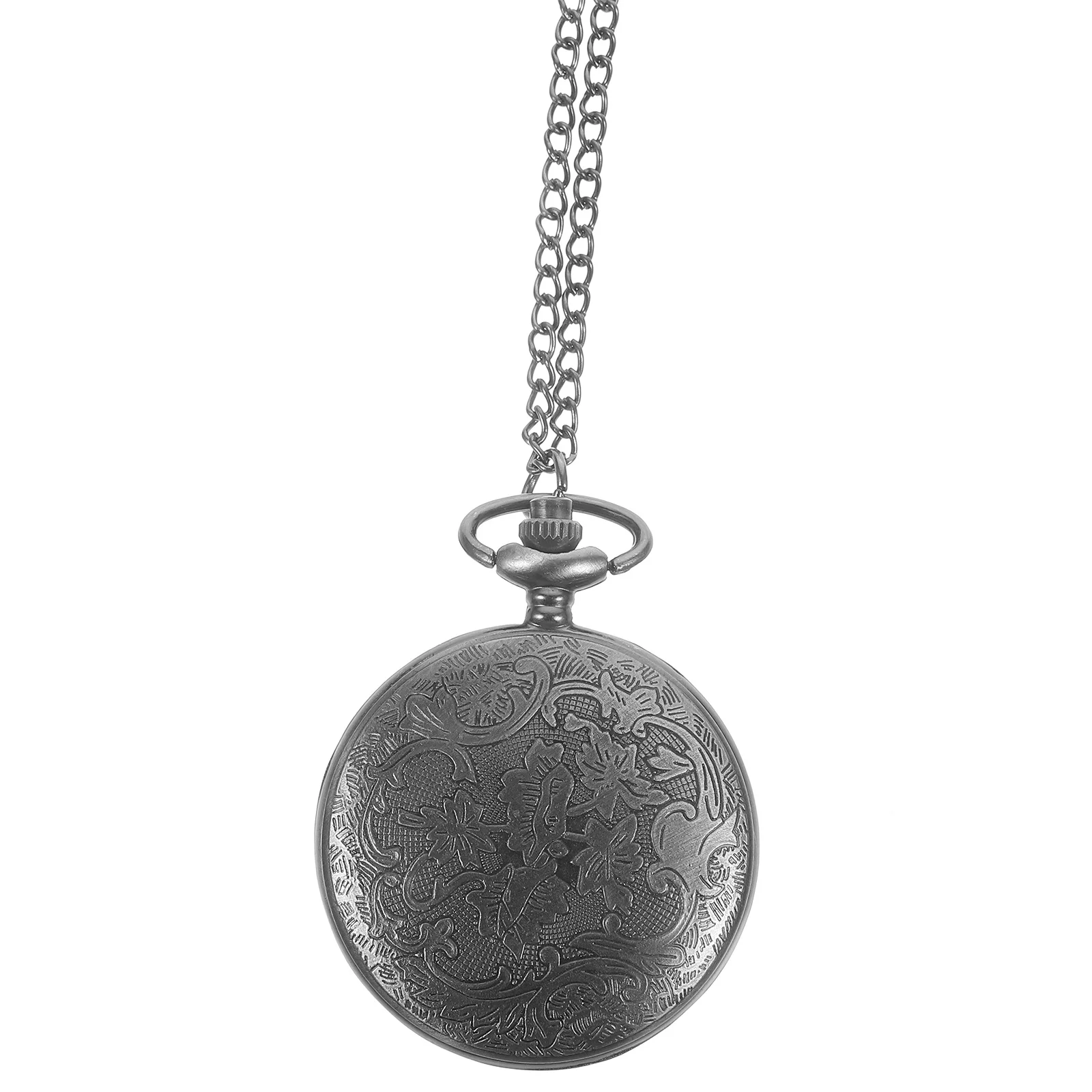 

1pc Vintage Pocket Watch Hollow Out Design Portable Quartz Movement Watch For Men Unisex Retro Timepiece Zinc Alloy Lightweight