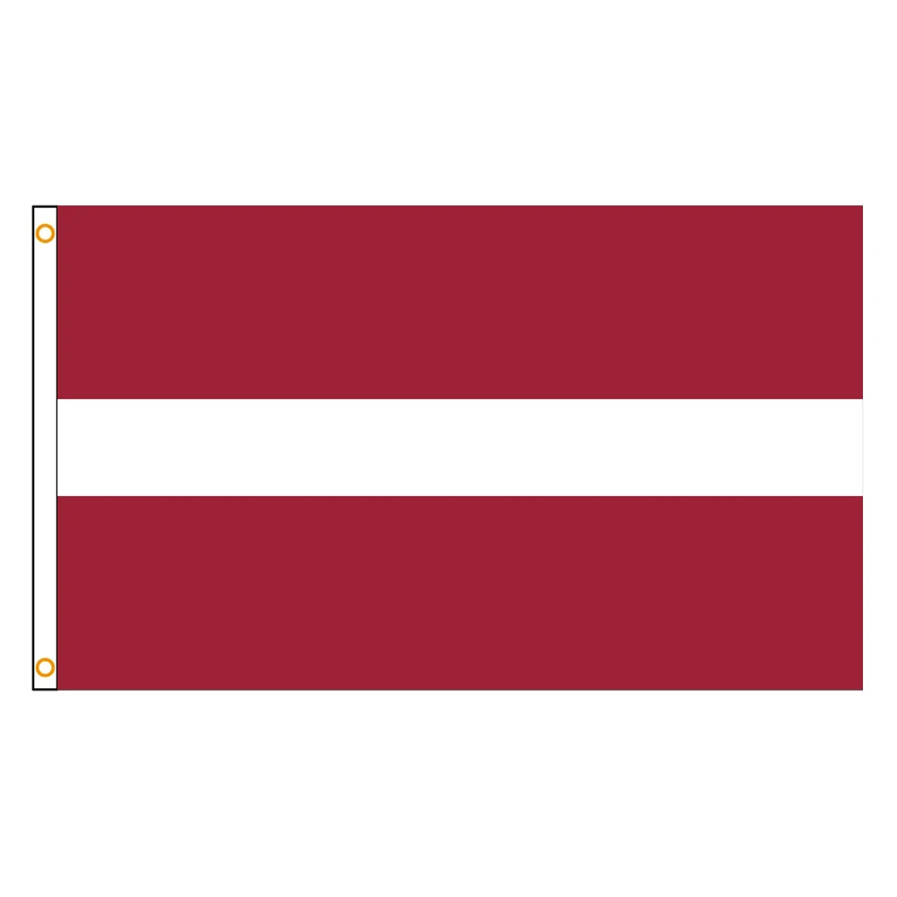 60×90 90x150 120×180CM Latvia Emblem Flag Polyester Printed Banner Tapestry For Decor