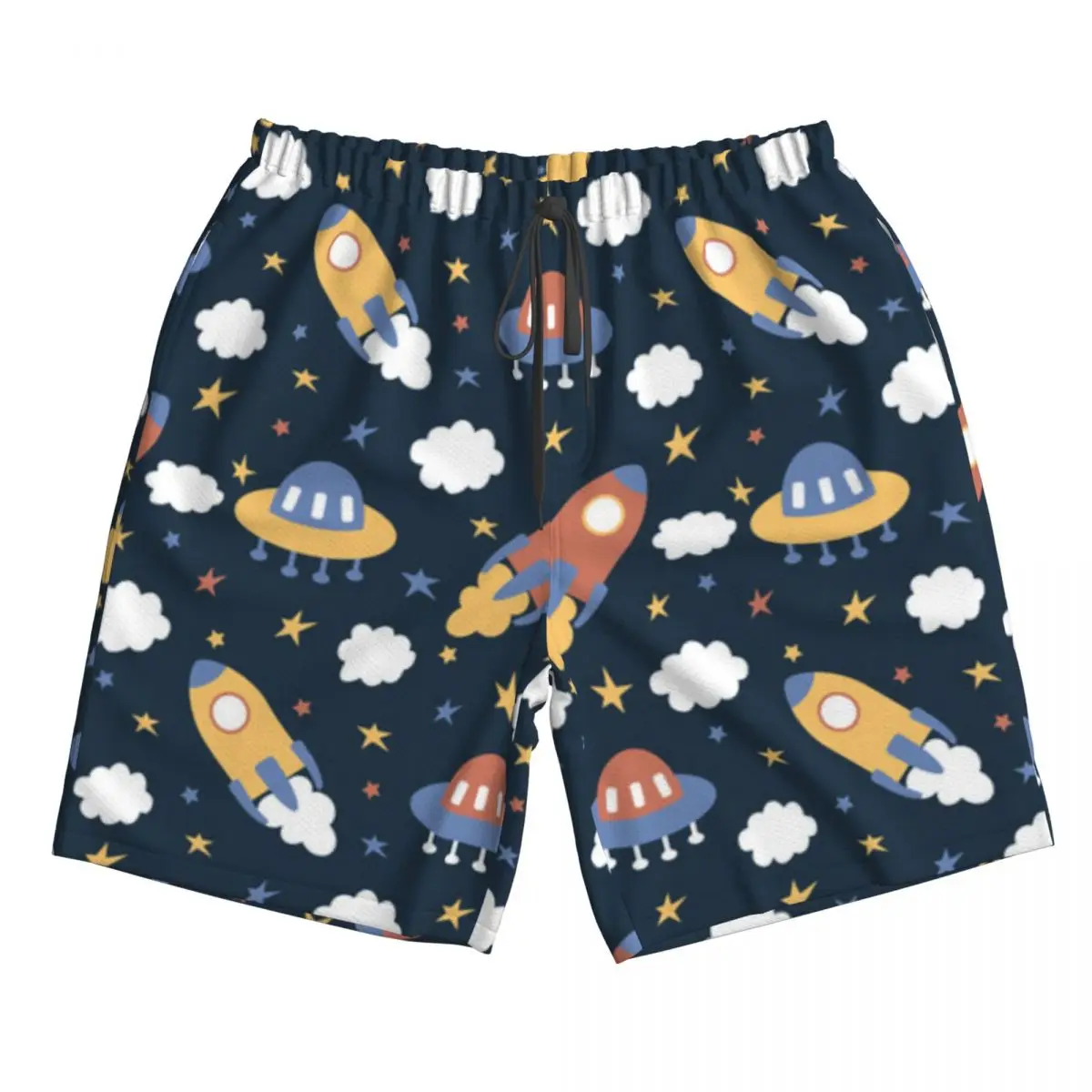 Mens Swimming Shorts Swimwear Cute Transport Men Trunks Swimsuit Beach Wear Boardshorts