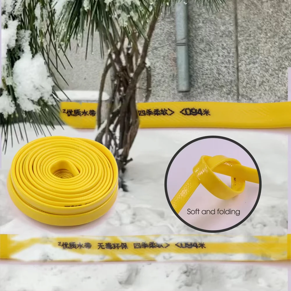 5M 10M 15M 20m TPE Yellow 1/2”Garden Hose for Outdoors Cold-resistanc Car Cleaning High Pressure Pipe Supple Irrigation Tubeing