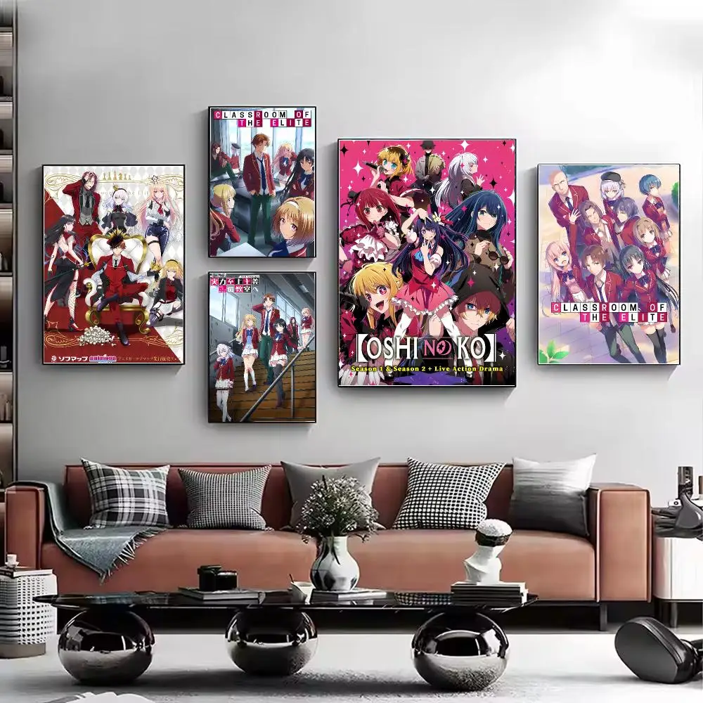 Anime Classroom of the Elite Poster HD Wall Art Aesthetic Home Decor for Living Room Bedroom Café Office Stylish Gift