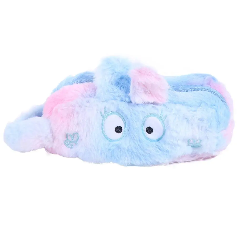 

Plush Bag Plush Pencil Case Large Capacity Girl Heart Pencil Pouch Multi Functional Dirt-proof Cartoon Plush Pen Bag