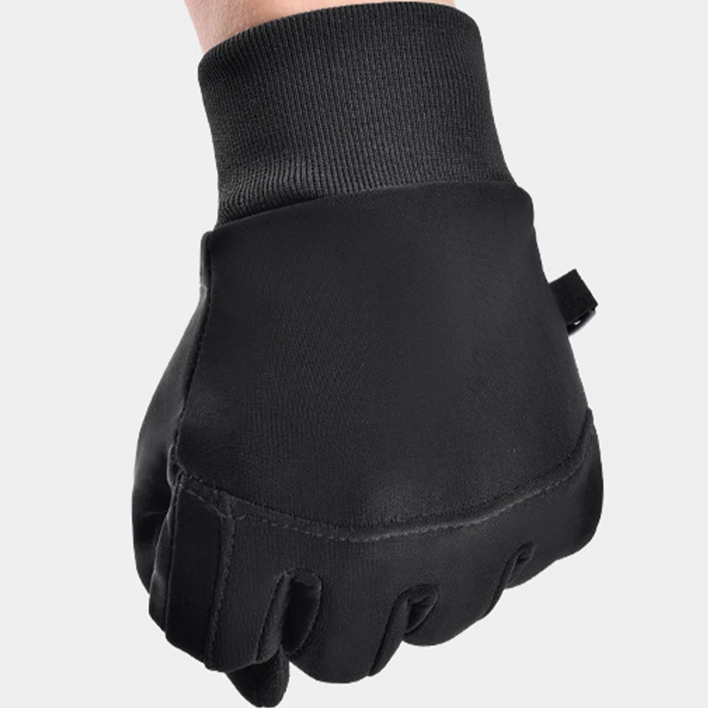 

1Pair Waterproof Windproof Cycling Gloves Warm Insulated Anti-Slip Touchscreen Outdoor Winter Black Warm Mittens for Men
