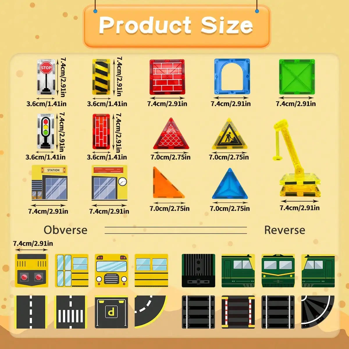 자석 블록 장난감, 자석 타일, 창의적인 DIY 트랙 빌딩 키트 건설 장난감
