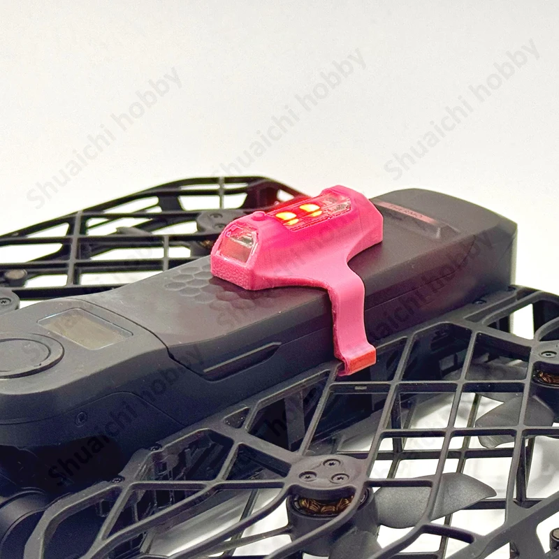 1 SZT. Lampka Nocna Nawigacyjna do Hover X1 Pro/Pro Max, Lekka Lampka Stroboskopowa Sygnalizacyjna, Reflektor do Poszukiwań, Części DIY do Drona RC