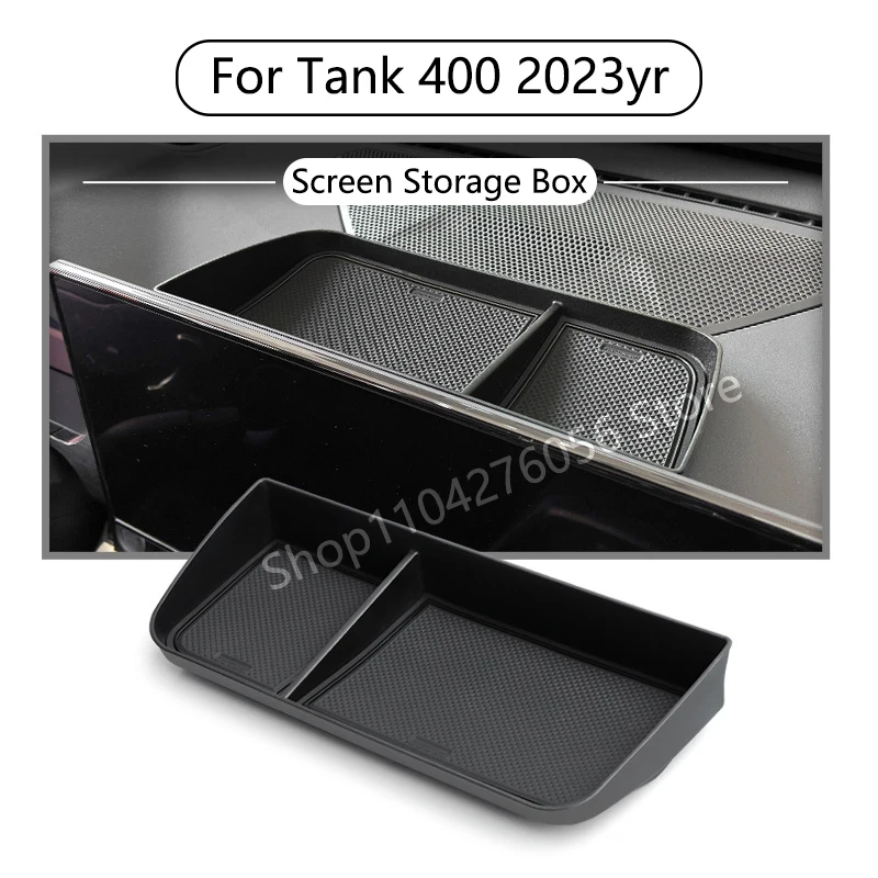 

For Great Wall Tank 400 2023 Car Dashboard Tray Center Console Hidden Storage Box Behind Screen Tray Accessories