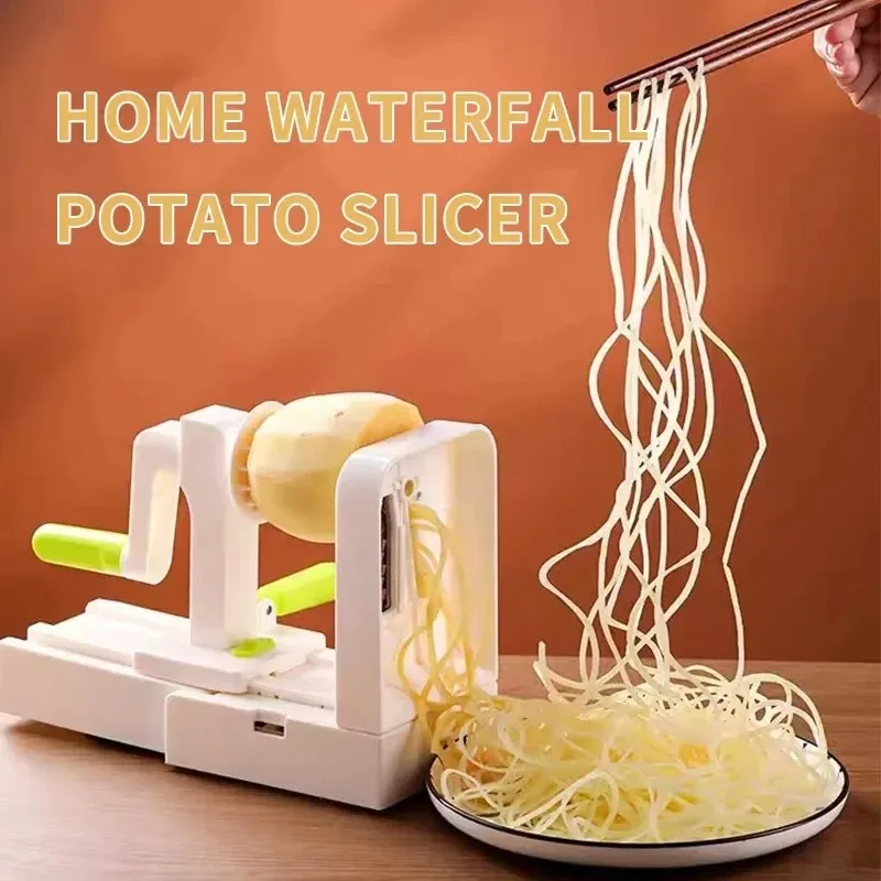 

A Thousand Silk Potato Machine/Hand Carrot Grater/Multi-functional Vegetable Cutter/Home Waterfall Potato Slicer
