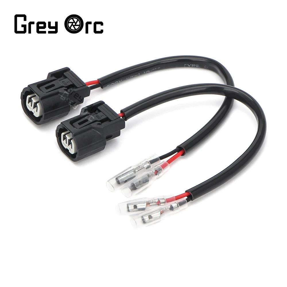 2 Wire Motorcycle Turn Signal Plug Connector For Kawasaki Ninja ZX 4R ZX 4RR Ninja 650 2023 2024 Accessories