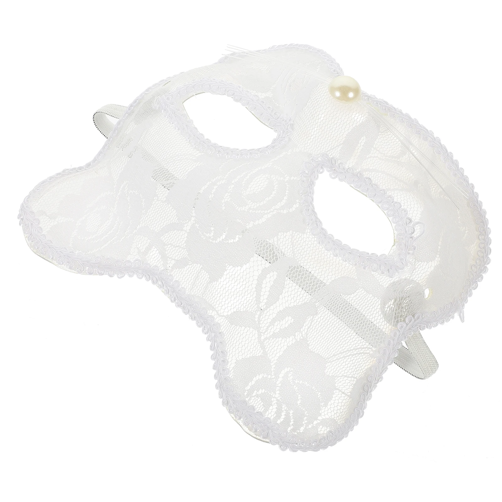 

Cat Face Mask Women Half Face Halloween Cosplay Masks Plastic Lace Masquerade Party Props Decorative Costume Accessories
