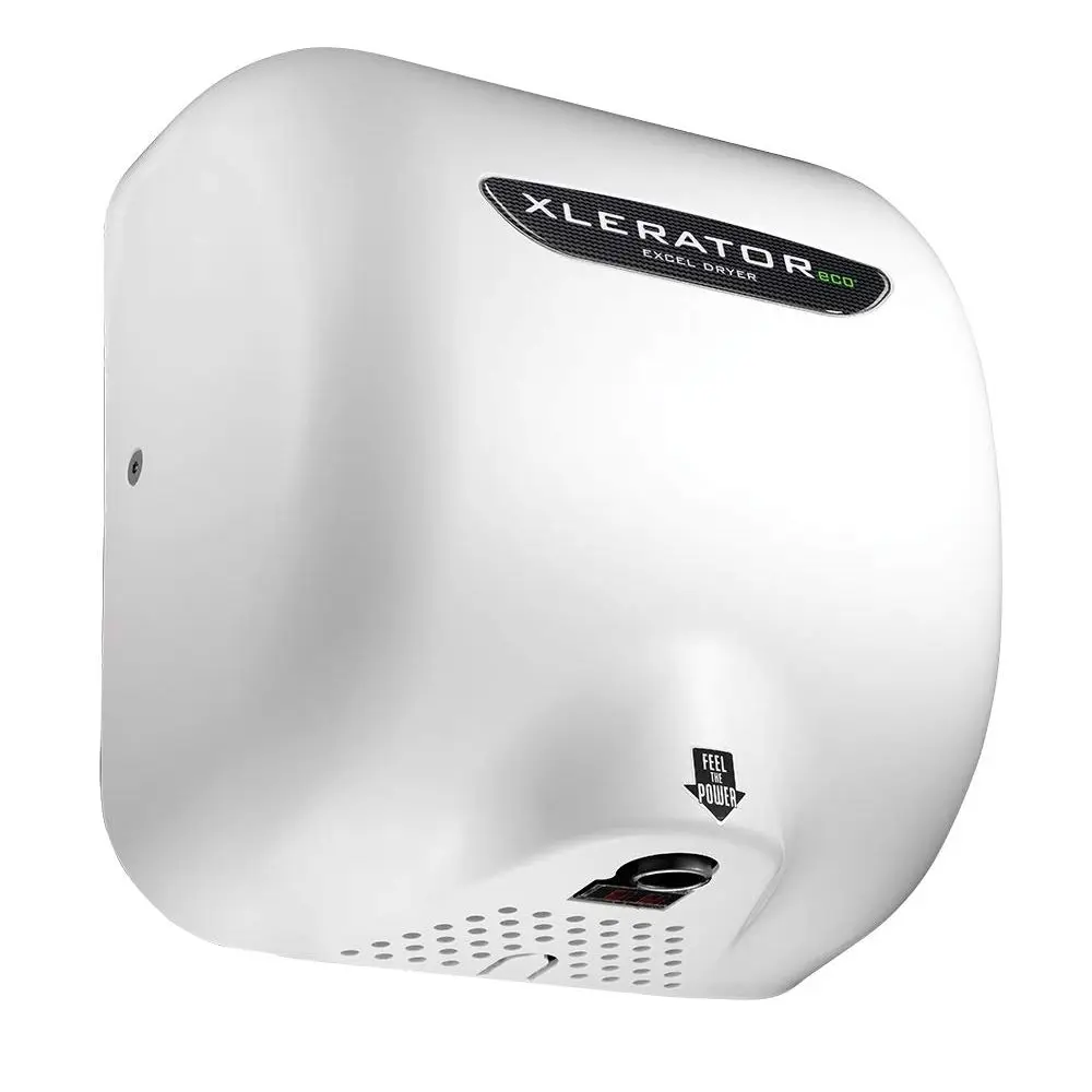 

XLERATOR Excel Dryer XL-BW-ECO-1.1N Hand Dryer XLERATOR XL-BW-ECO Automatic, Surace-Mounted, White et (BMC) Cover, 110-120V with