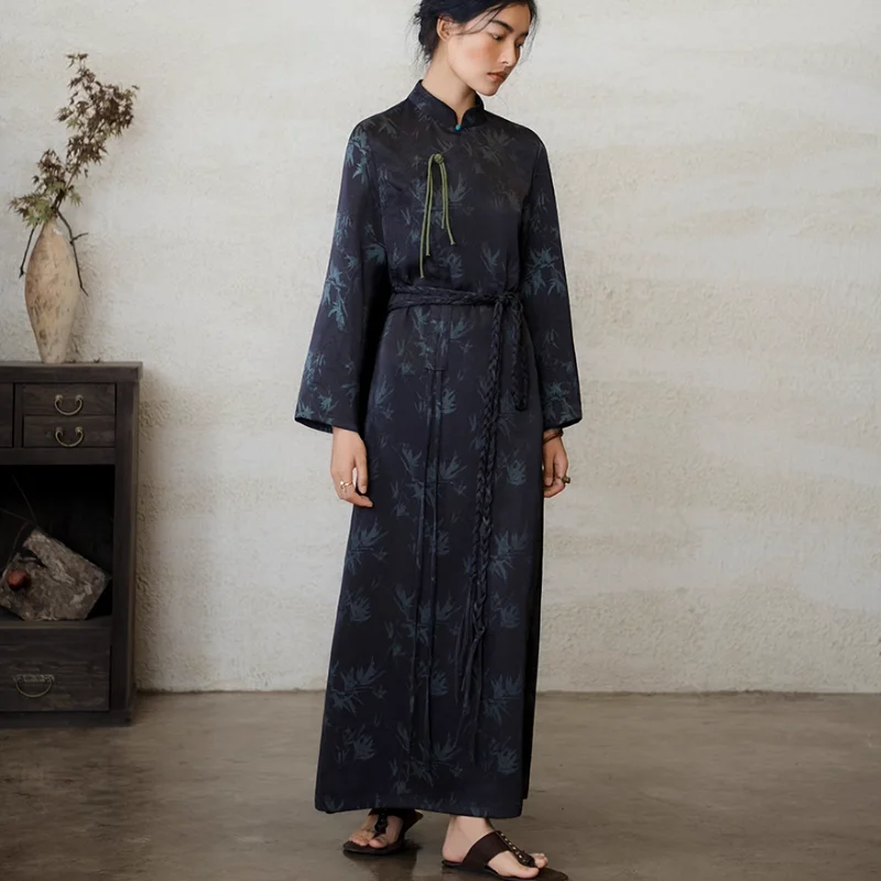 

Chinese Women's Slim Xizang Dress Cheongsam Dress