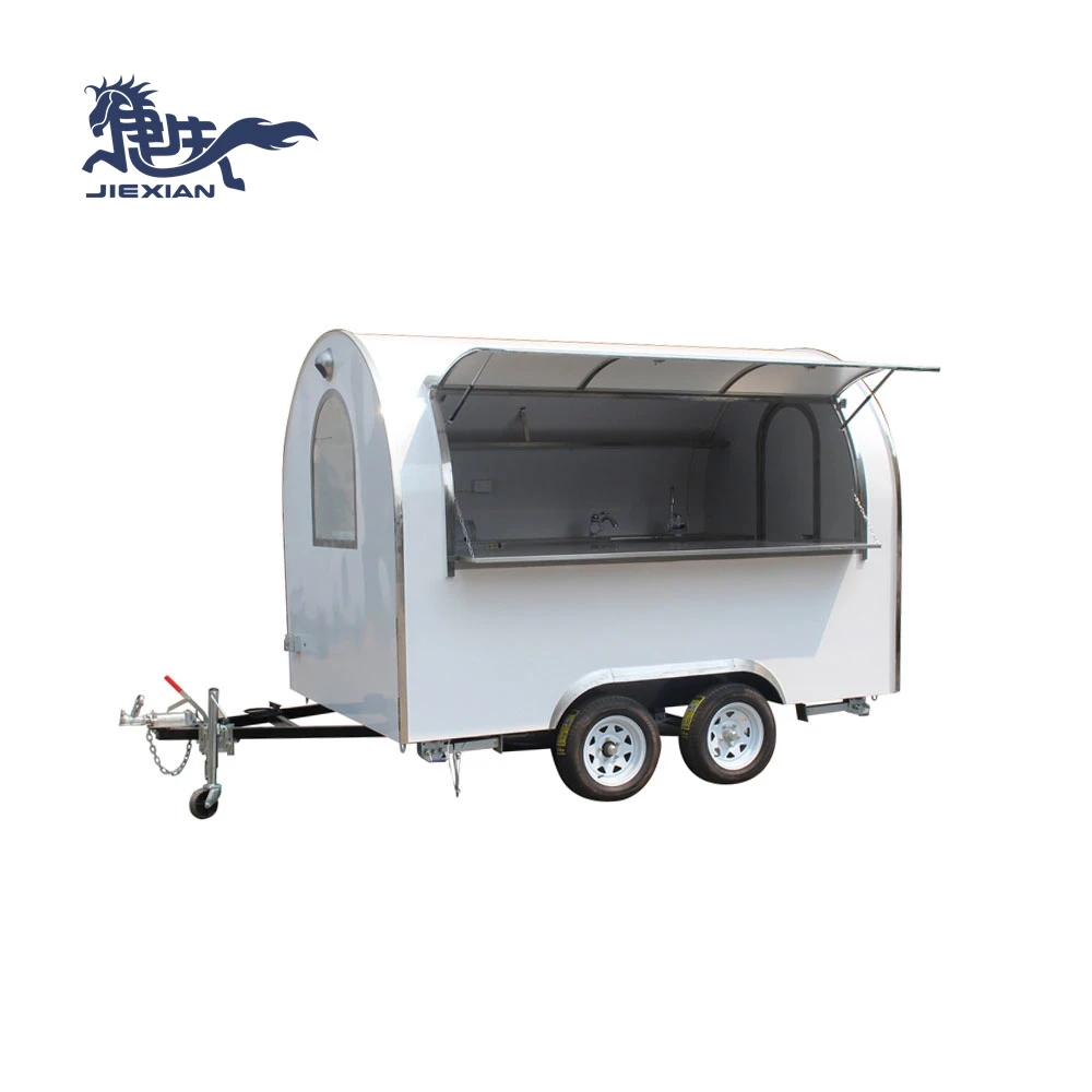 Double axle Donuts car/Fried cart and used for ice cream,coffee camping trailer
