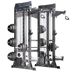 Wielofunkcyjna siłownia Smith Machine Cage Home Gym Power Squat Rack Funkcjonalny trener Wszystko w jednym masie Smith