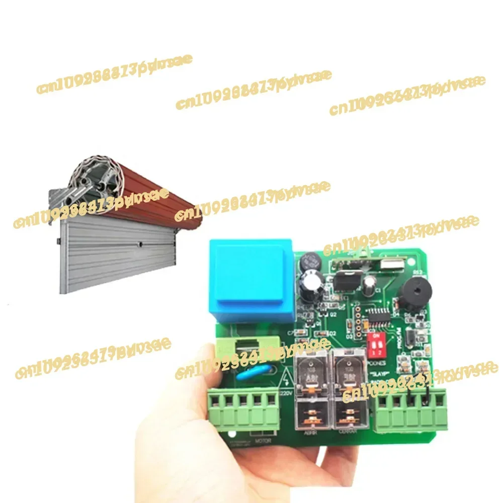 NEW 1pcs receiver + 2pcs remote control 220v 433mhz remote controller roll up doors aluminum roller shutter rf receiver