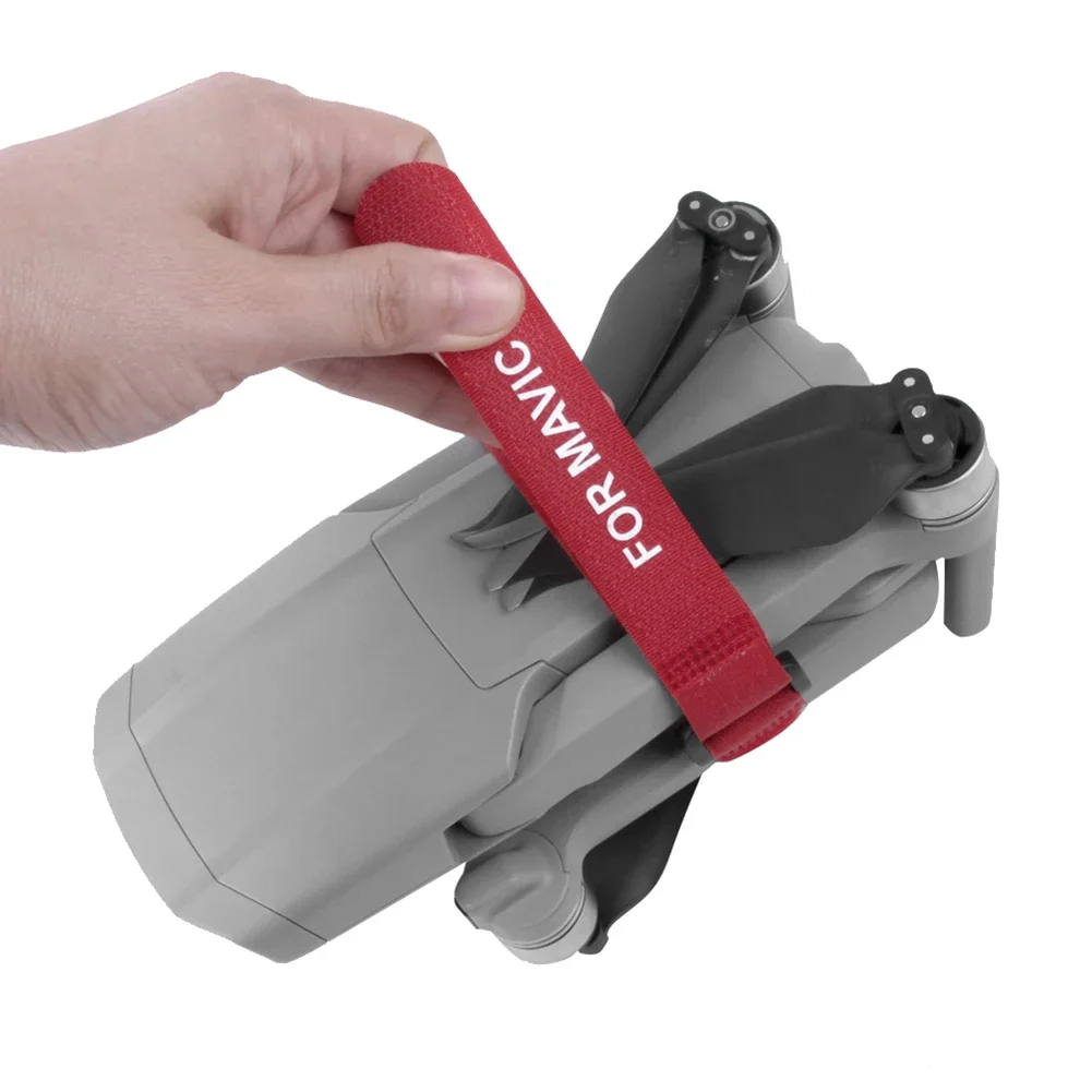 2 Pcs Propeller Blade Tape Straps Holder For DJI Mavic Pro Mavic AIR Motor Fixed Belt Hook Loop Cable Cord Ties Drone accessory