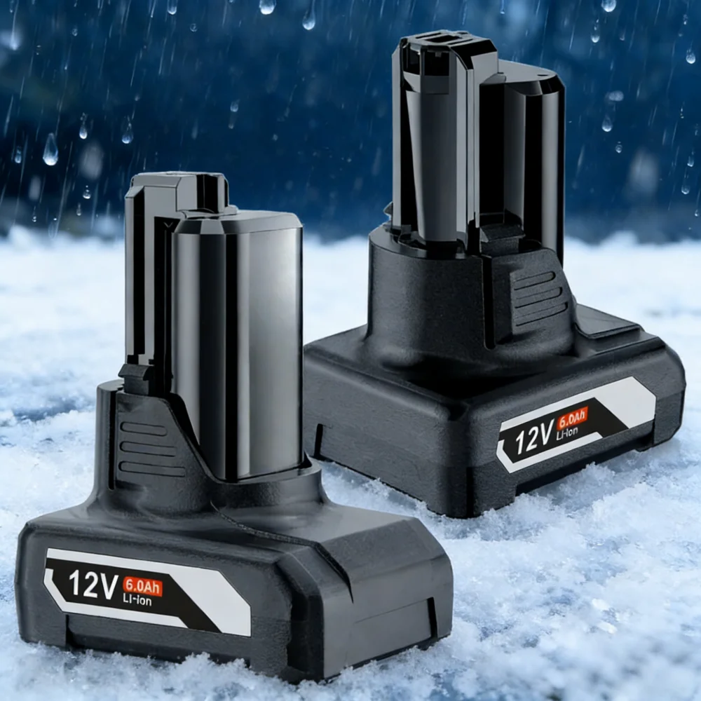 

12V Max 6.0Ah High Capacity Lithium-ion Battery for Bosch BAT414 BAT420 GBA12V30 BAT411 Power Tools Replacement Spare Part