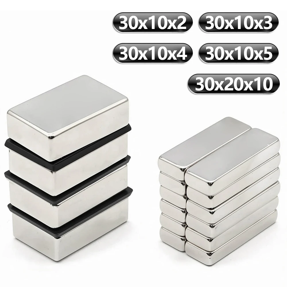 

Super Powerful Small Neodymium Magnet Block N35 NdFeB Strong Permanent Magnetic imanes Refrigerator Magnets Office magnets