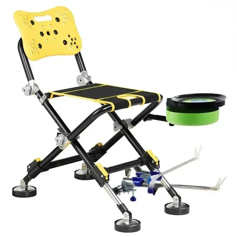 Fishing Chair Outdoor Multifunctional Strong Load-Bearing Aluminum alloy