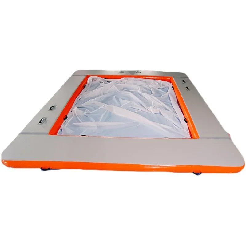 

Inflatable with net wa ter swimming pool Diving p ool Yacht slide Lounger s ofa Water floatin