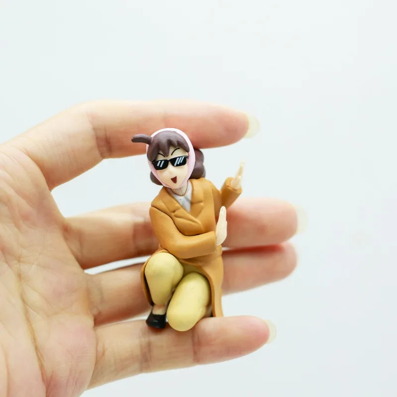 

Crayon Shinchan слепая коробка игрушки детективный стиль Misa Matsuzaka Ume Toru Kazama Shirob кукла модель игрушки подарки для детей