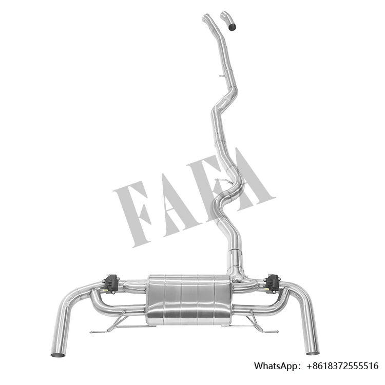 

For 330i G20 Car Exhaust System Mid-tail Electric Valve Muffler Exhaust High Performance Cat Back Exhaust Pipe