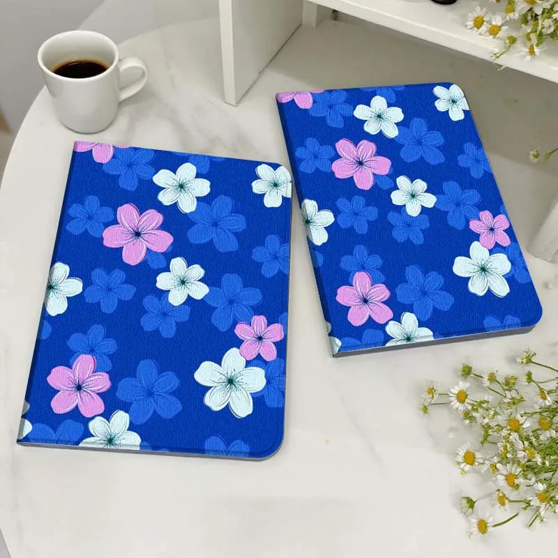 

Cartoon Floral Pattern Print For Honor MediaPad MatePad 6 7 X8 M5 M6 V6 V7 T5 T10 T10s 10 11 SE C5e X8a Pro Lite Tablet Case