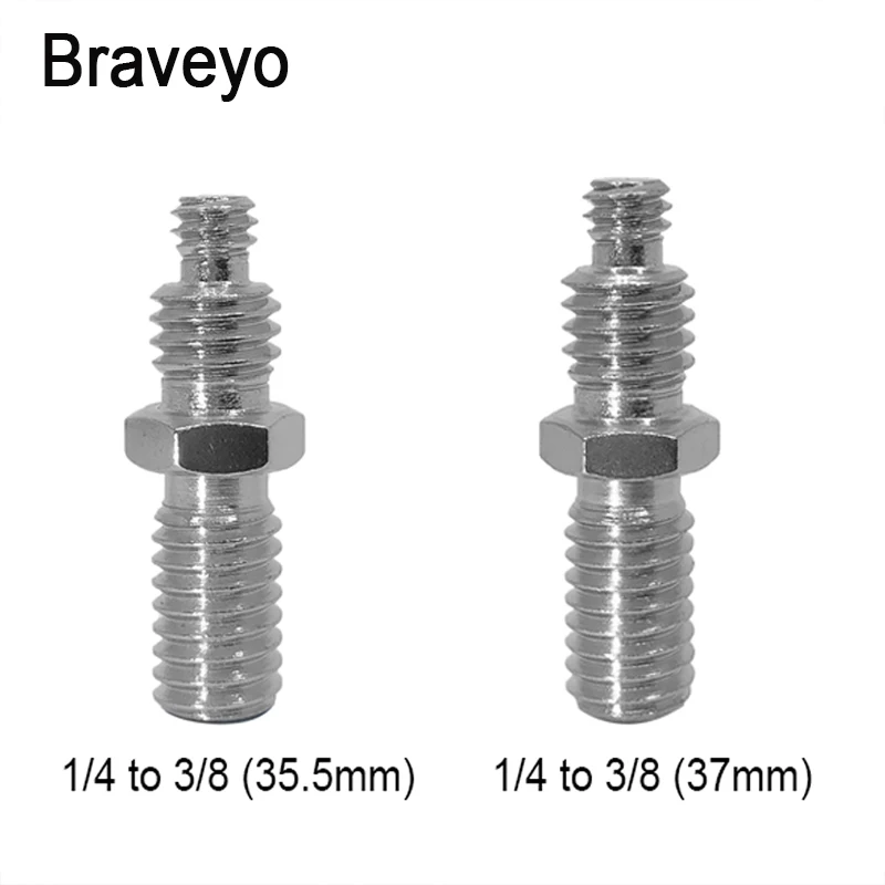 1/4 to 3/8 inch Conversion Screw Tripod Monopod Central Axis Screw DSLR Camera Ballhead Mount Photography Accessories Iron