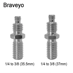 1/4 to 3/8 inch Conversion Screw Tripod Monopod Central Axis Screw DSLR Camera Ballhead Mount Photography Accessories Iron