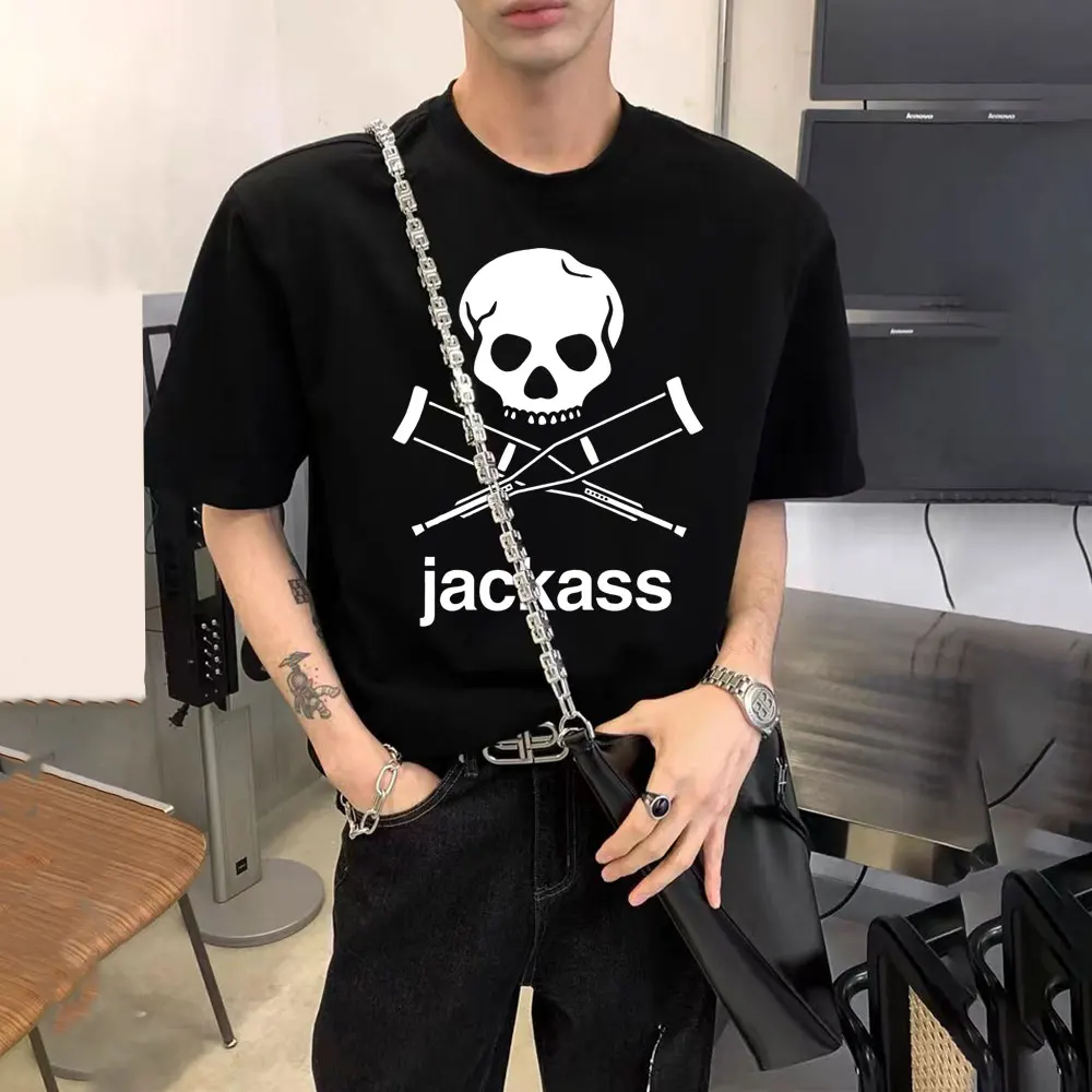 

Футболка мужская хлопковая с коротким рукавом и графическим принтом