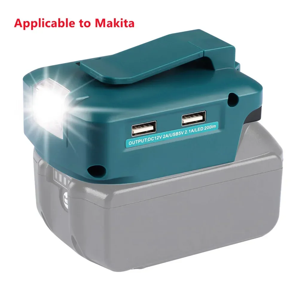 Battery Adapter for Makita 18V Battery With USB Type-C Port Battery Holder for Makita BL1830 BL1850 BL1860 Charger Adapter