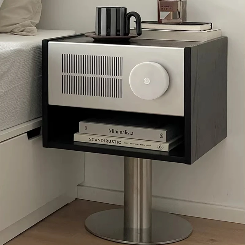 

Bedroom Unique Bedside Table Luxury Storage Mid Century Modern Organizer Bedside Table Simple Trendy Criado Mudo Home Furniture