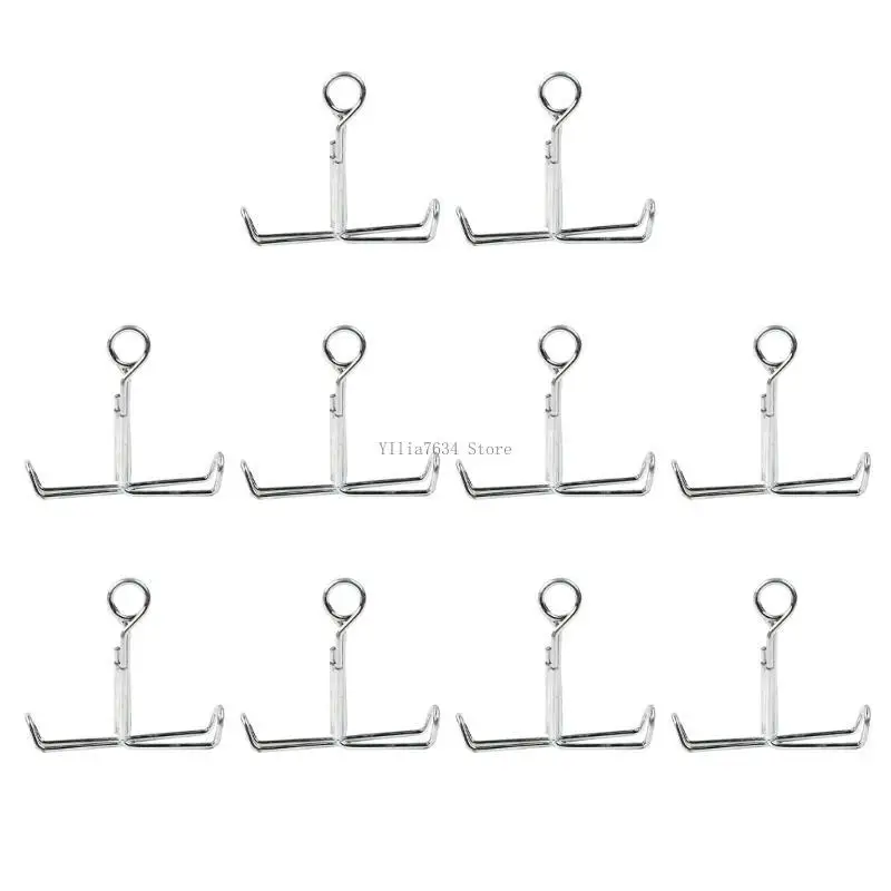 

10Pcs Water Stopper Spirals Hose Clip For Rubber Hose Liquid Adjust Pinchcock Control Clip Lab Tubing Clip Clamp