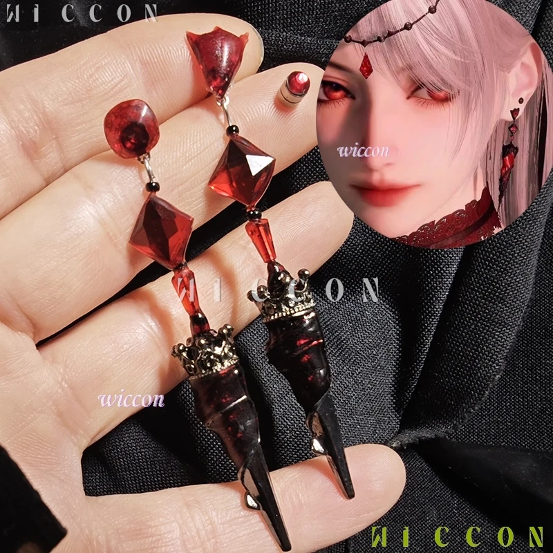 الحب والمساحة العميقة سيلوس زوجين تأثيري تيارا التنين نمط أغطية الرأس القرط لعبة Qinche لعبة هالوين زوجين الديكورات اكسسوارات