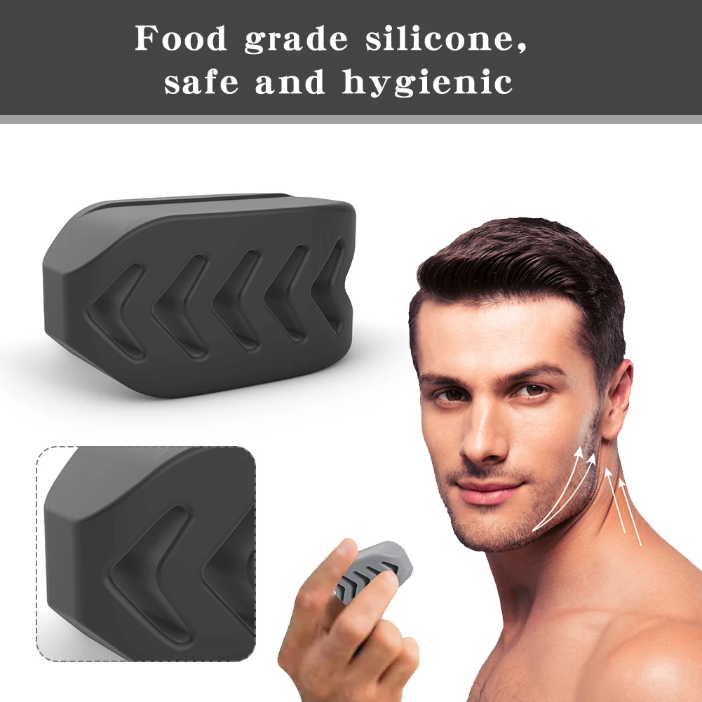 Silicone Jaw Exerciser Facial Toner & Jawline Facial Chew Jaw Exercise Ball Double Chin Exerciser Silicone Masseter Ball