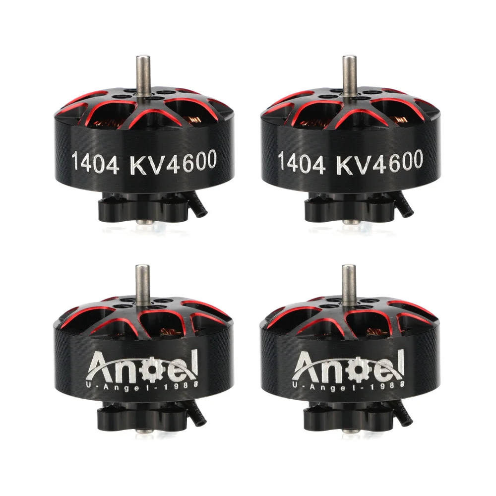 4pcs Uangel 1404 4600KV 3-4S Brushless Motor for FPV 2.5~3 inch FPV Small Drone