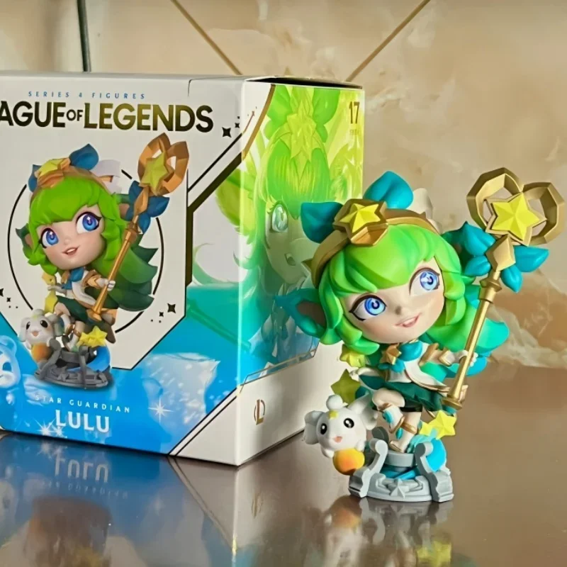 In Stock Genuine League Of Legends Official Genuine Star Guardian Lulu Collection Model Anime Peripherals Gifts Toys